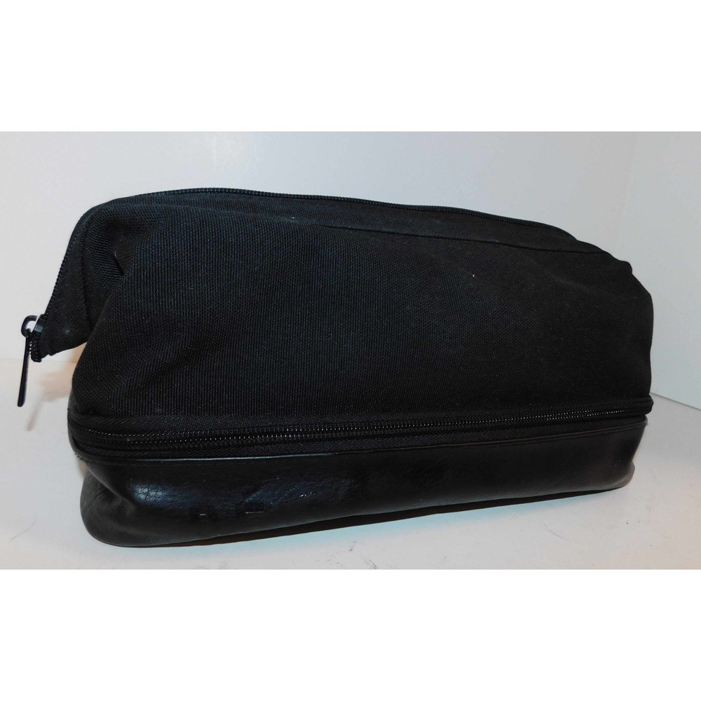BEIS Dopp Kit Toiletry Bag Black - Travel Cosmetic Organizer Case